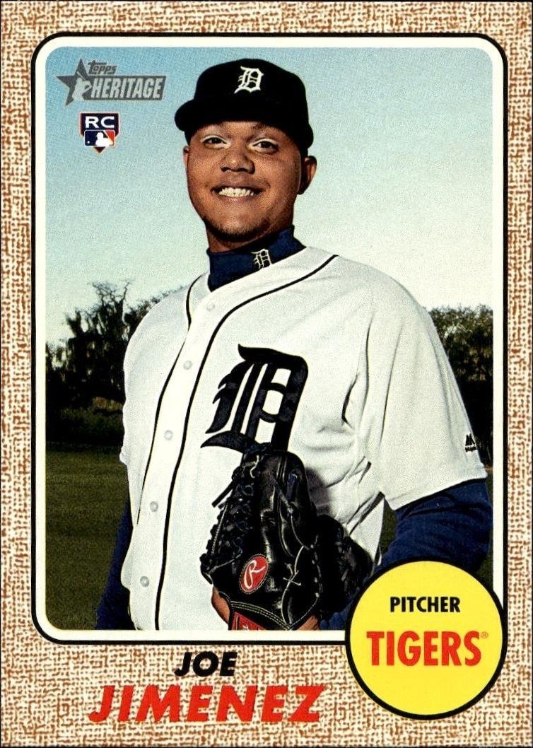 2017 Topps Heritage High Number Joe Jimenez #567 trading card