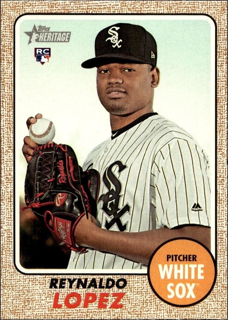 2017 Topps Heritage High Number Reynaldo Lopez #529 trading card