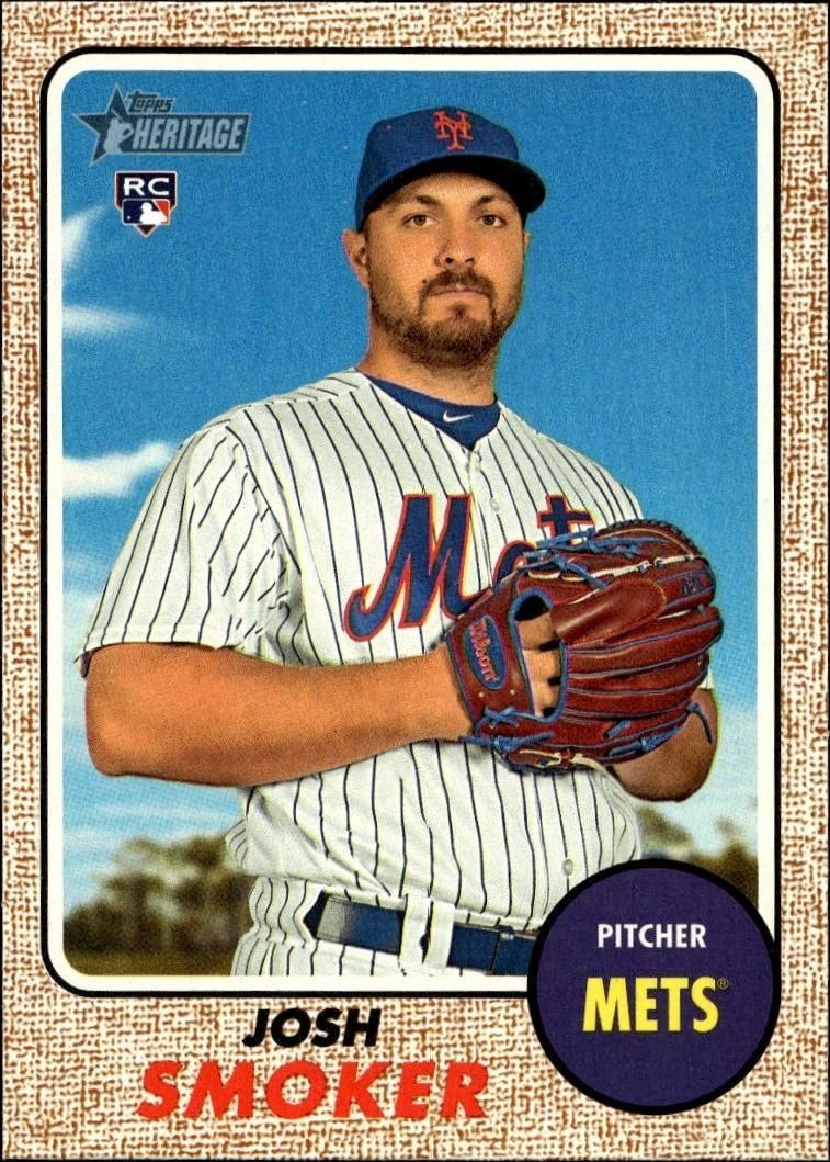 2017 Topps Heritage High Number Josh Smoker #526 trading card