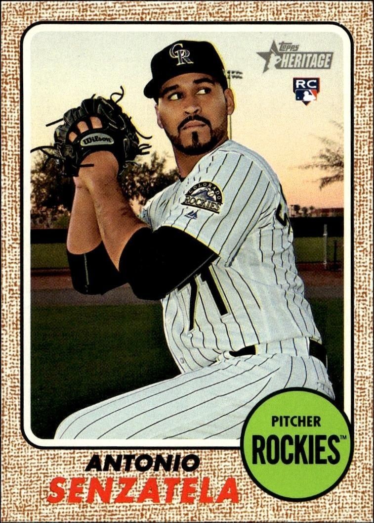 2017 Topps Heritage High Number Antonio Senzatela #523 trading card
