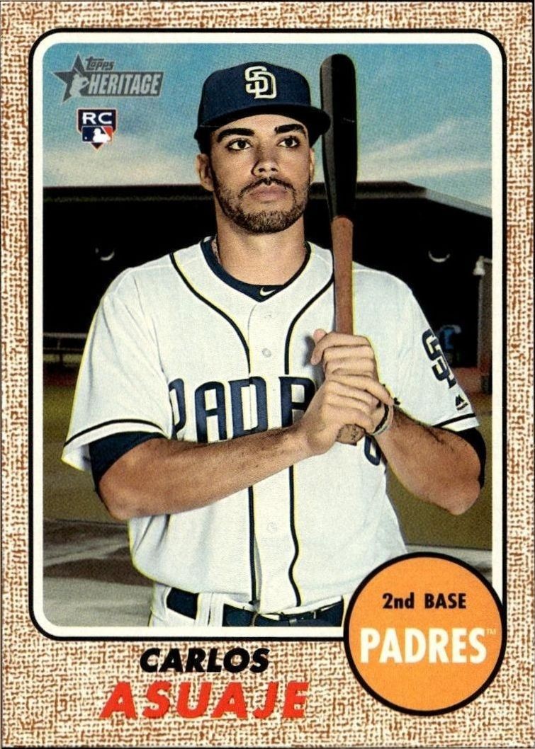 2017 Topps Heritage High Number Carlos Asuaje #520 trading card