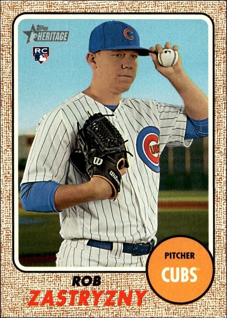2017 Topps Heritage High Number Rob Zastryzny #537 trading card