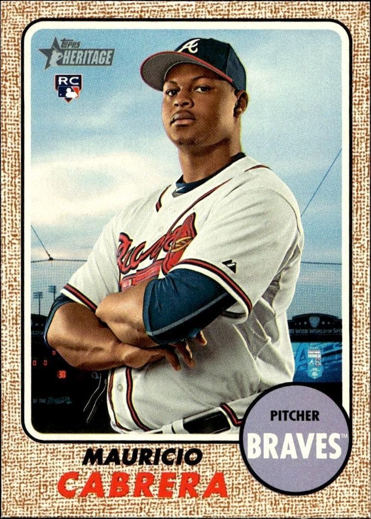 2017 Topps Heritage High Number Mauricio Cabrera #556 trading card