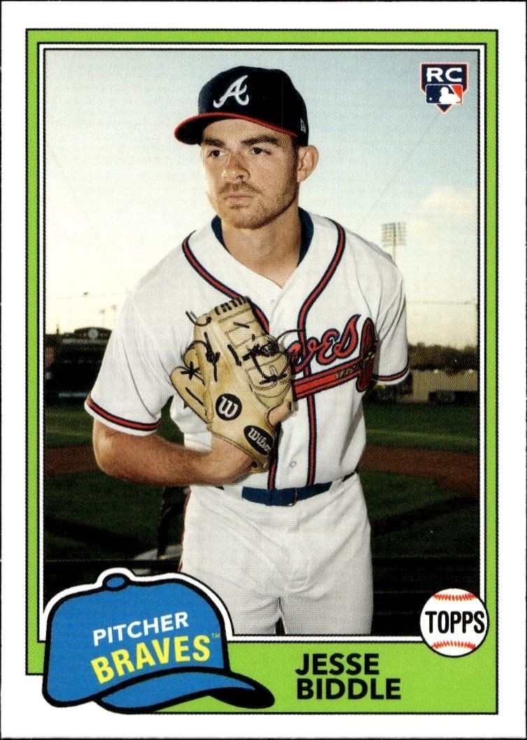 2018 Topps Archives Jesse Biddle #256 trading card