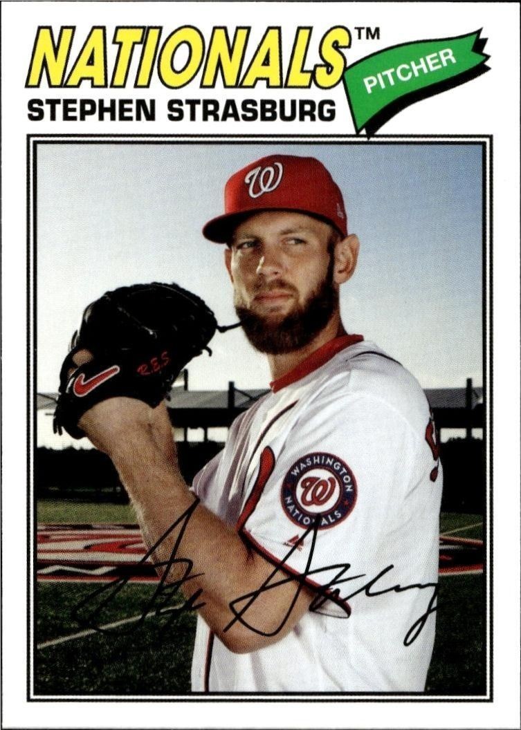 2018 Topps Archives Stephen Strasburg #134 trading card