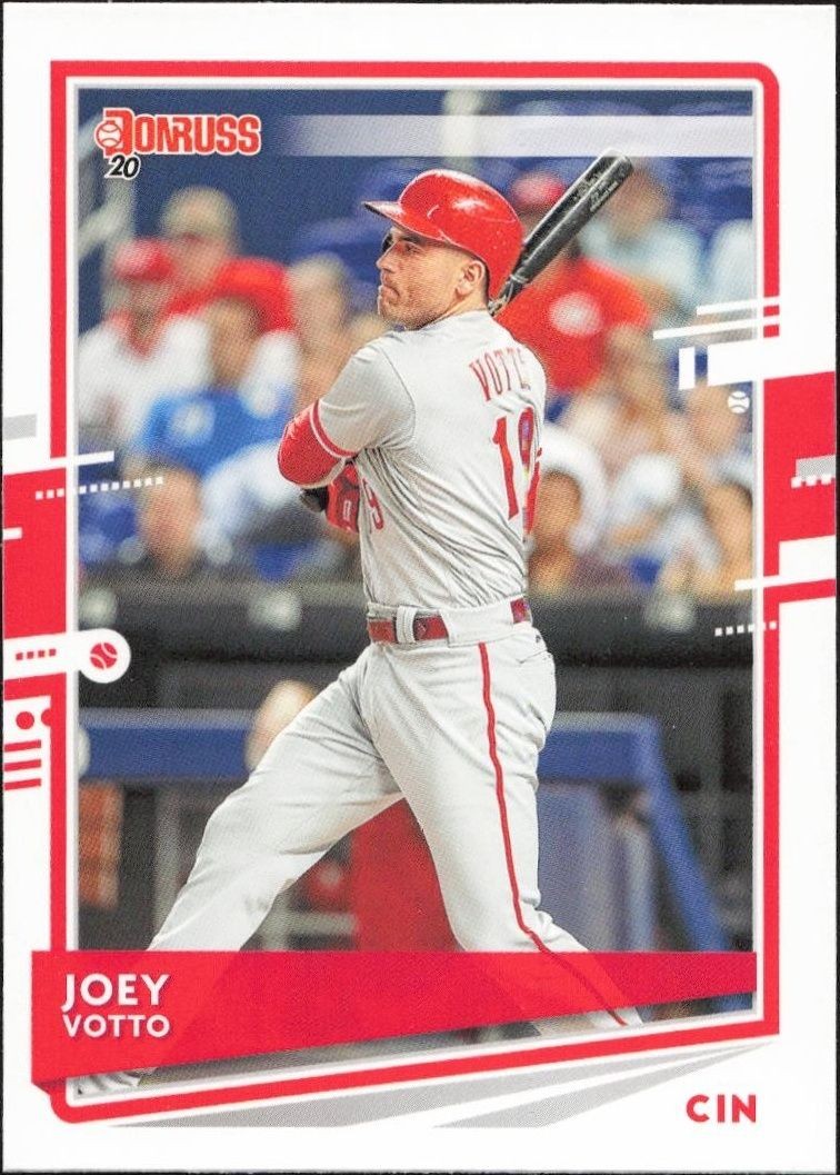 2020 Panini Donruss Joey Votto #82 trading card
