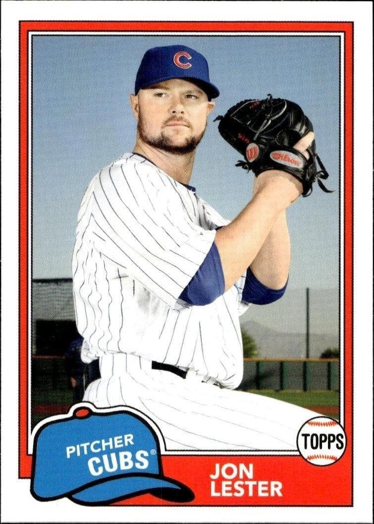 2018 Topps Archives Jon Lester #223 trading card