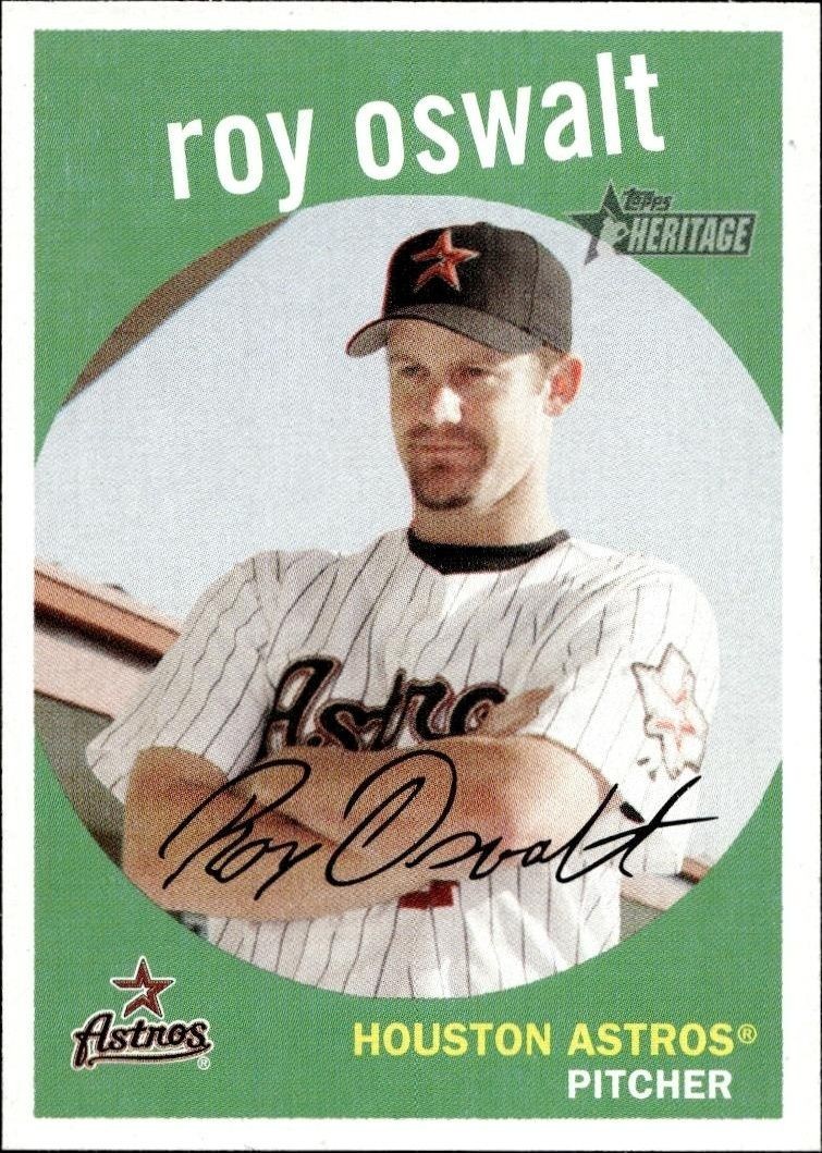 2008 Topps Heritage Roy Oswalt #235 trading card