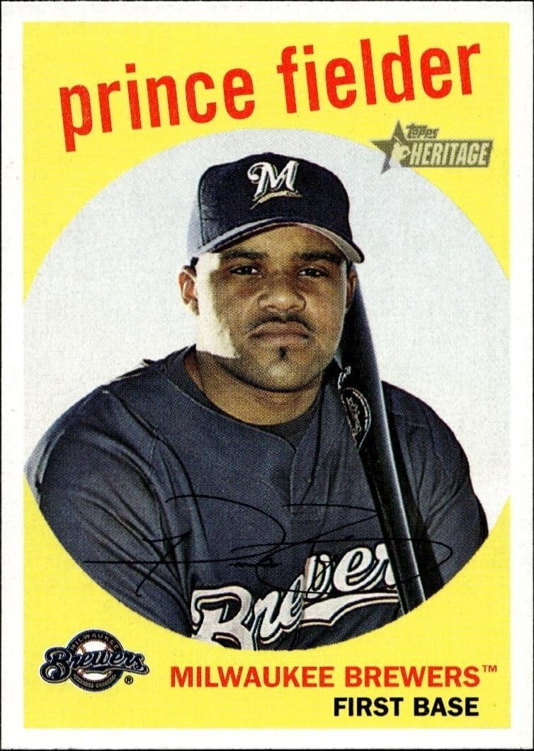 2008 Topps Heritage Prince Fielder #270 trading card