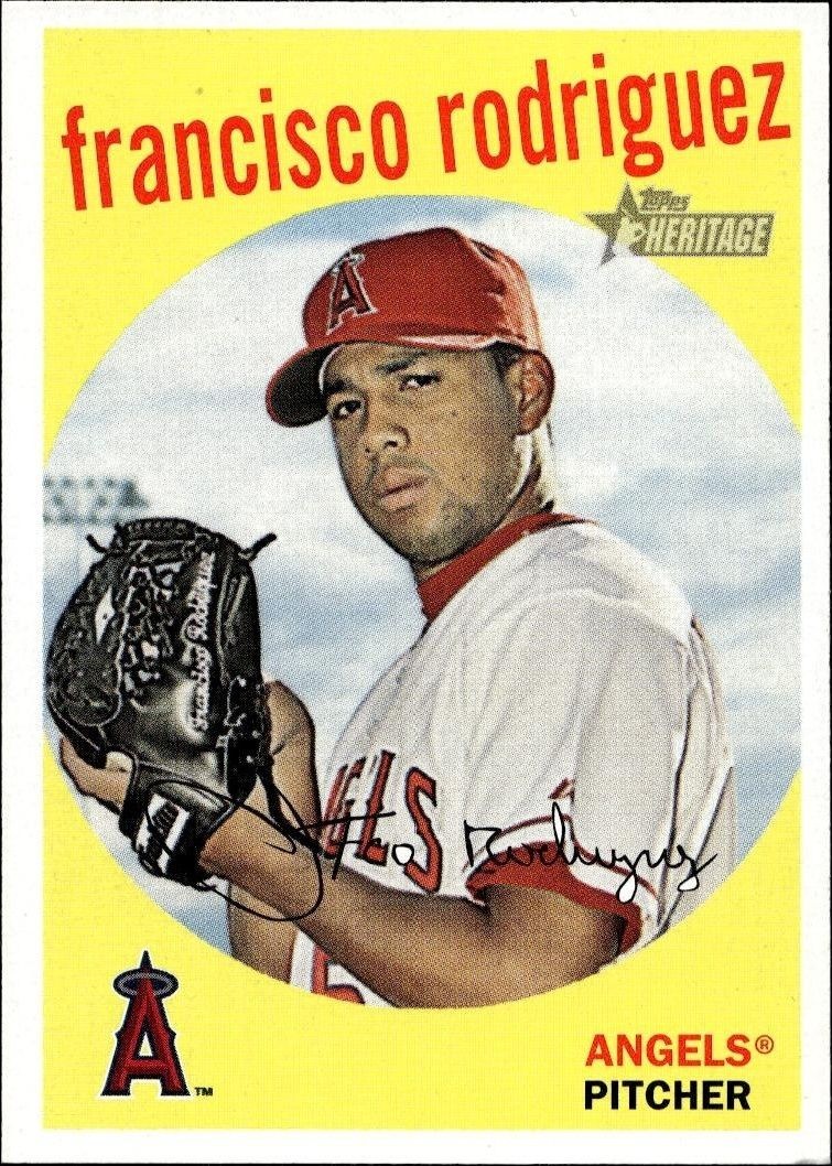 2008 Topps Heritage Francisco Rodriguez #64 trading card