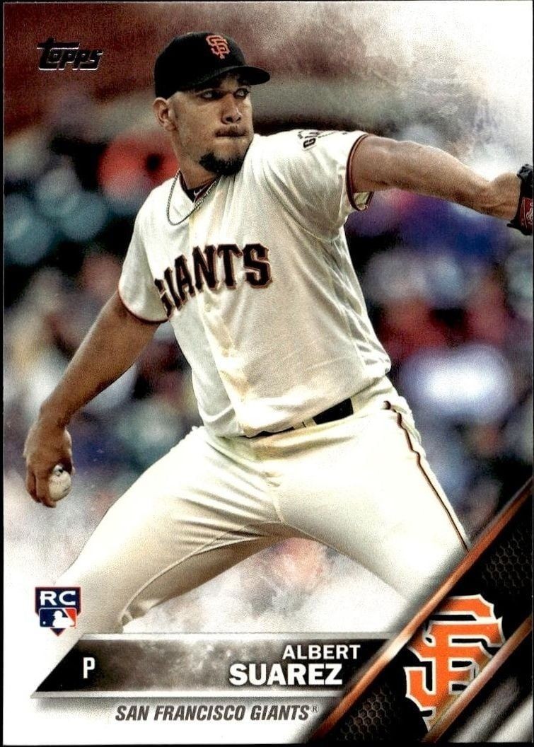 2016 Topps Update Series Albert Suarez #US224 trading card