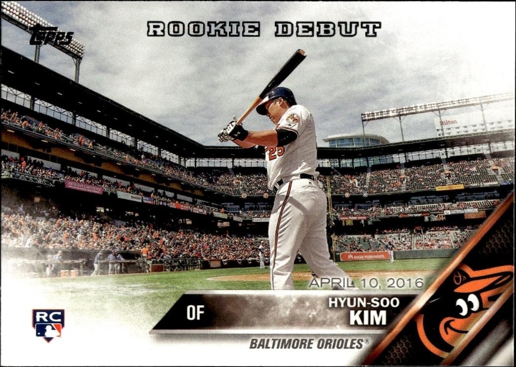 2016 Topps Update Series Hyun-Soo Kim #US25 trading card