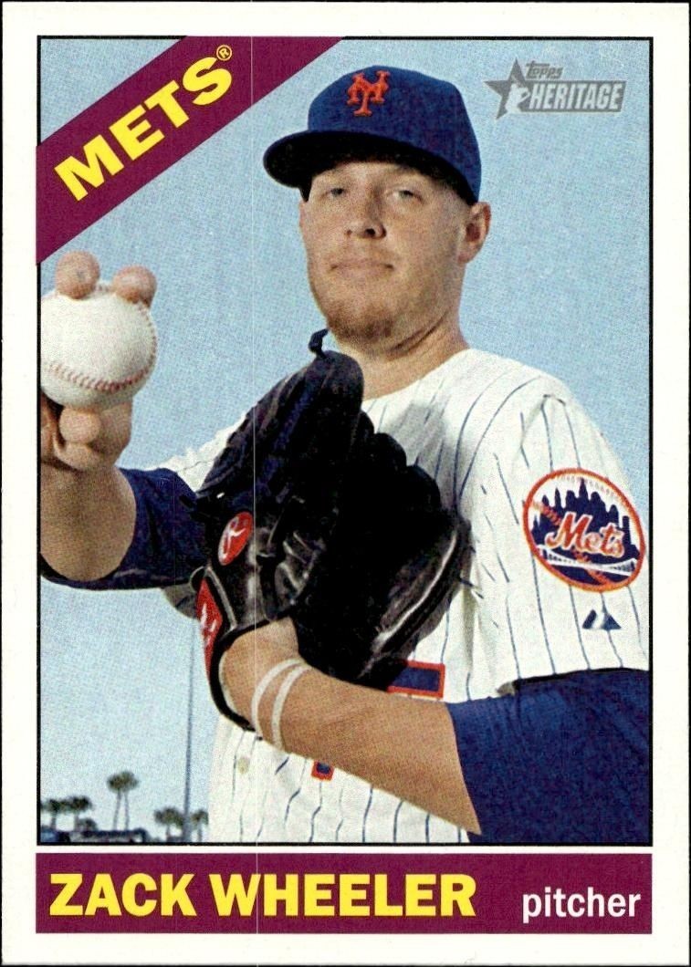 2015 Topps Heritage Zack Wheeler #361 trading card