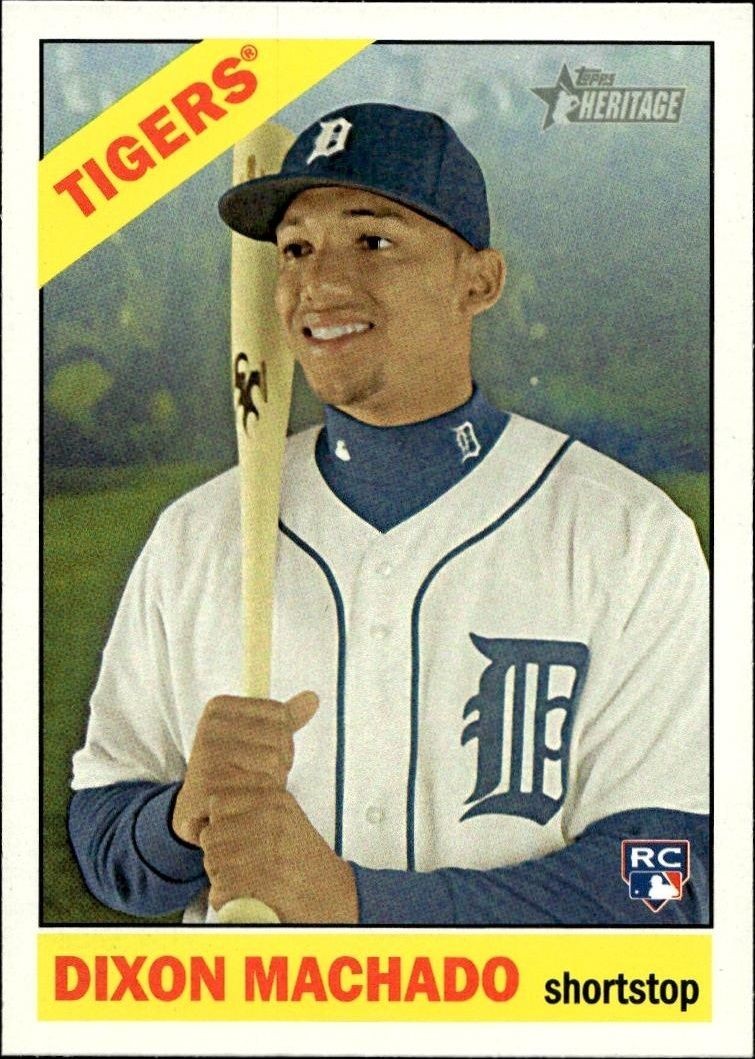 2015 Topps Heritage High Number Dixon Machado #570 trading card