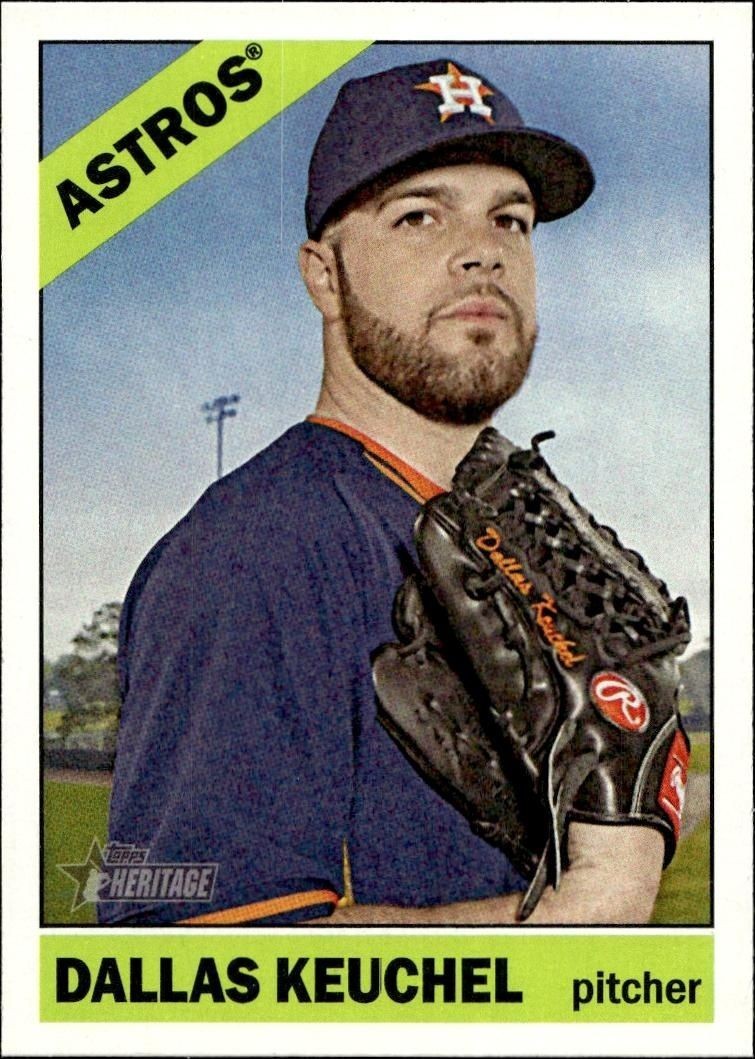 2015 Topps Heritage Dallas Keuchel #349 trading card