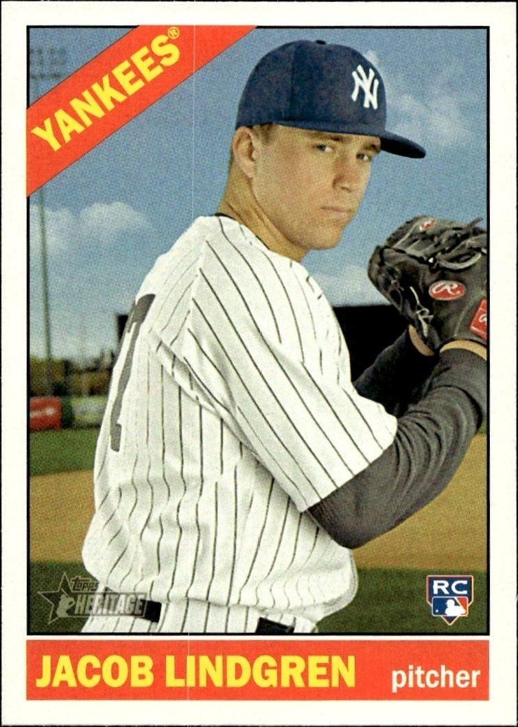 2015 Topps Heritage High Number Jacob Lindgren #548 trading card