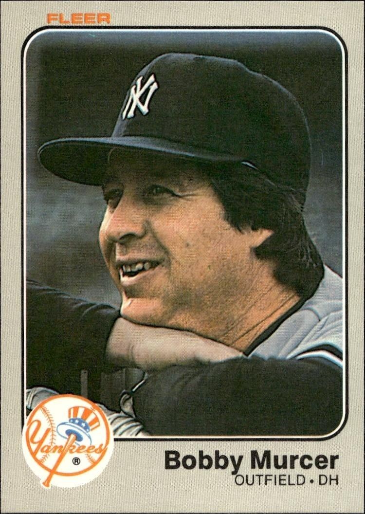 1983 Fleer Bobby Murcer #390 trading card