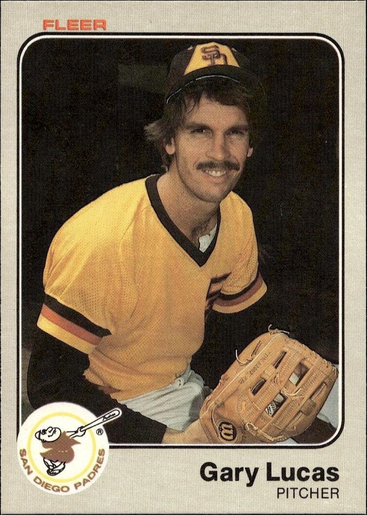 1983 Fleer Gary Lucas #366 trading card