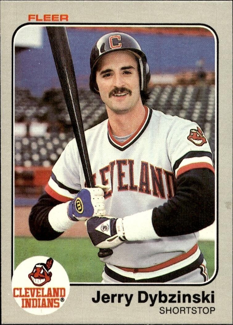 1983 Fleer Jerry Dybzinski #406 trading card