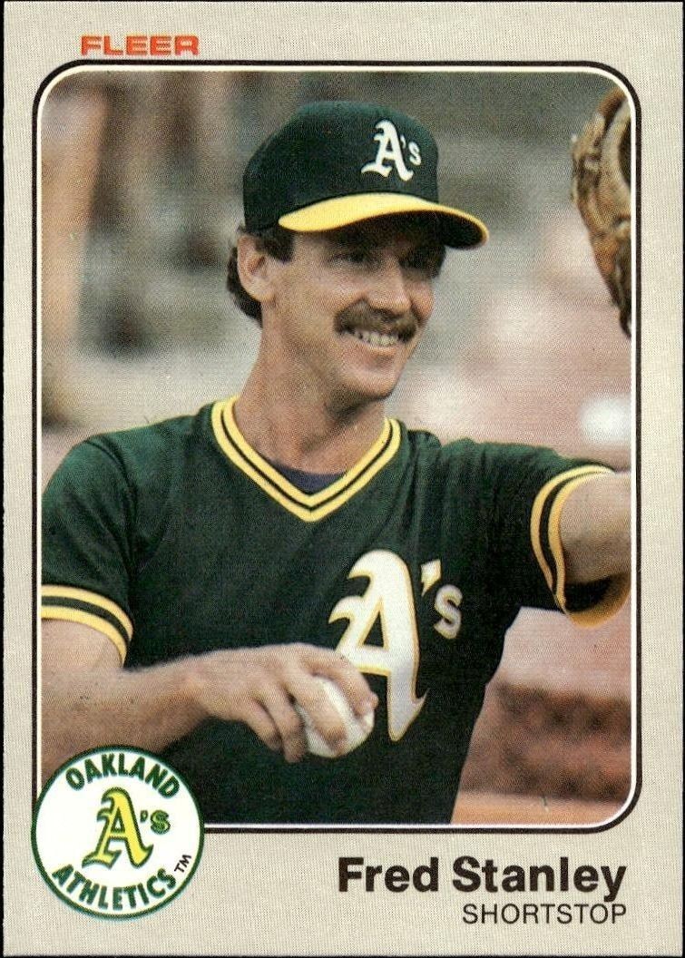 1983 Fleer Fred Stanley #534 trading card