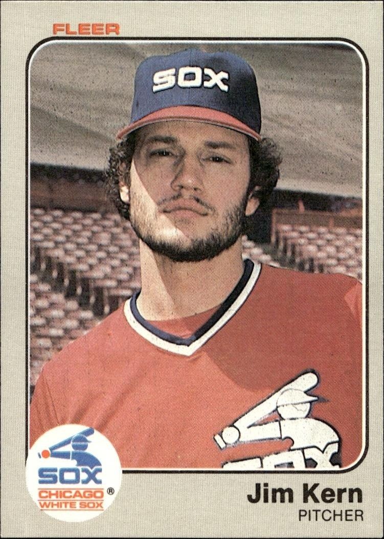 1983 Fleer Jim Kern #240 trading card