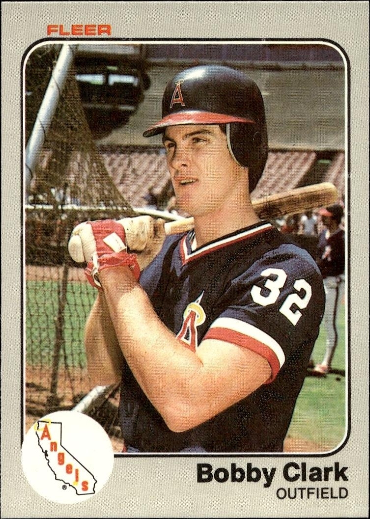 1983 Fleer Bobby Clark #82 trading card