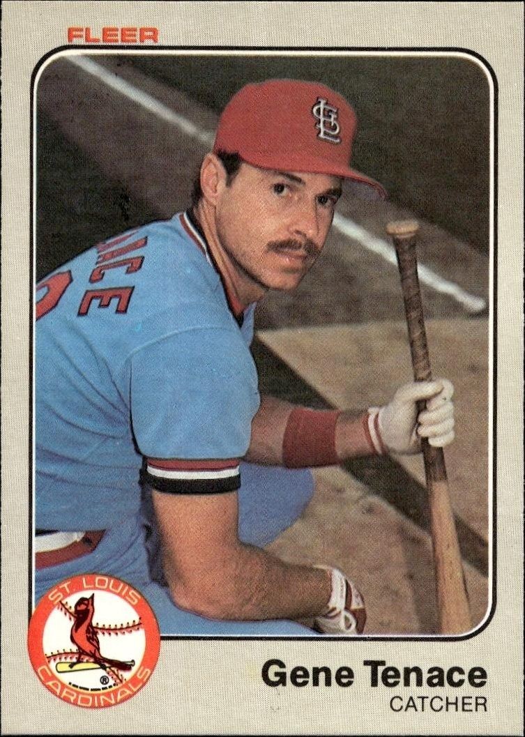 1983 Fleer Gene Tenace #25 trading card