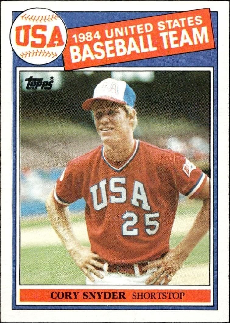 1985 Topps Cory Snyder #403 trading card