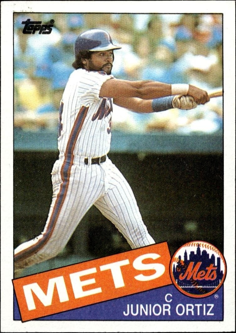 1985 Topps Junior Ortiz #439 trading card
