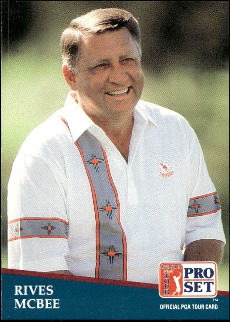 1991 Pro-Set PGA Tour Rives Mcbee #254 trading card