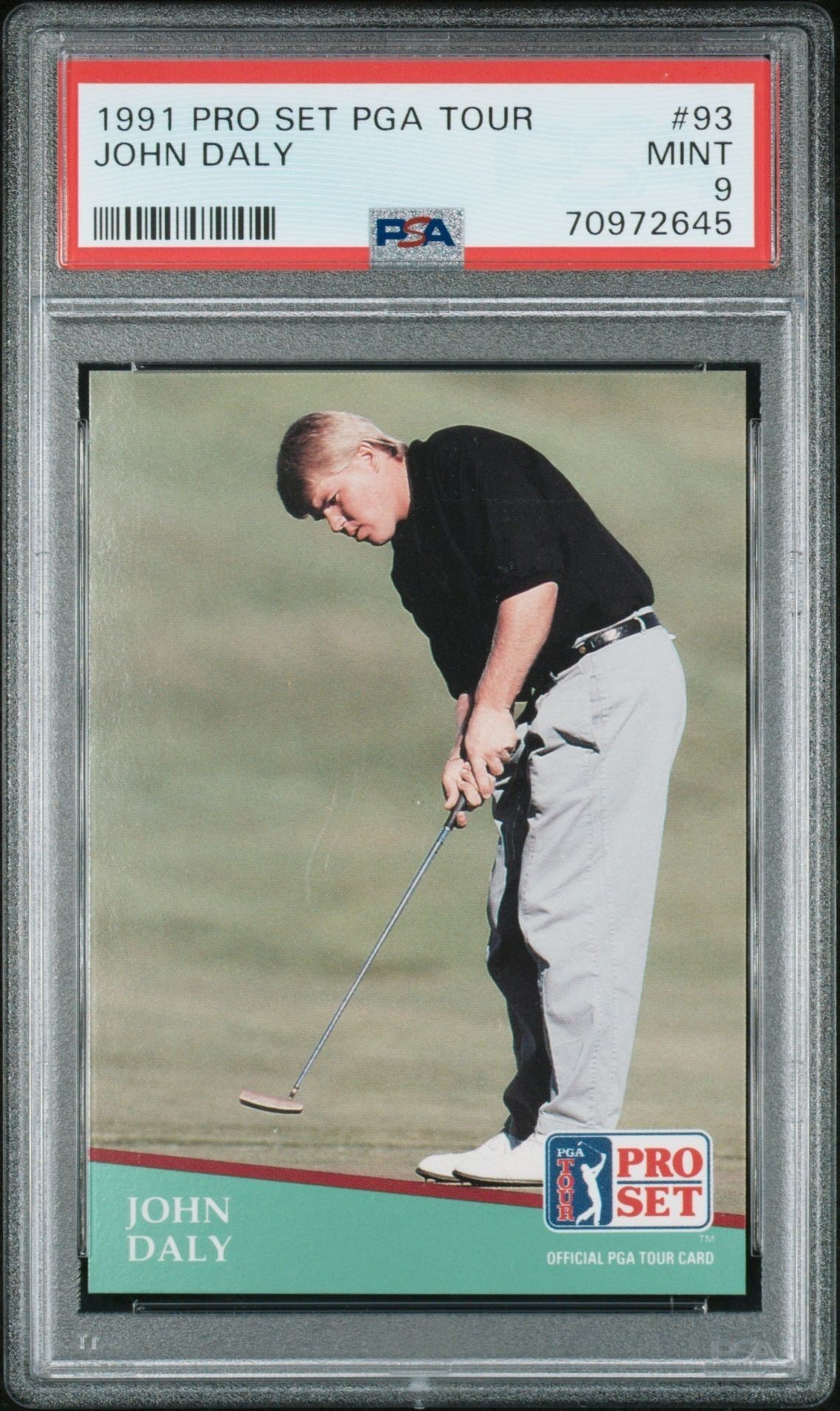 1991 Pro-Set PGA Tour John Daly #93 trading card