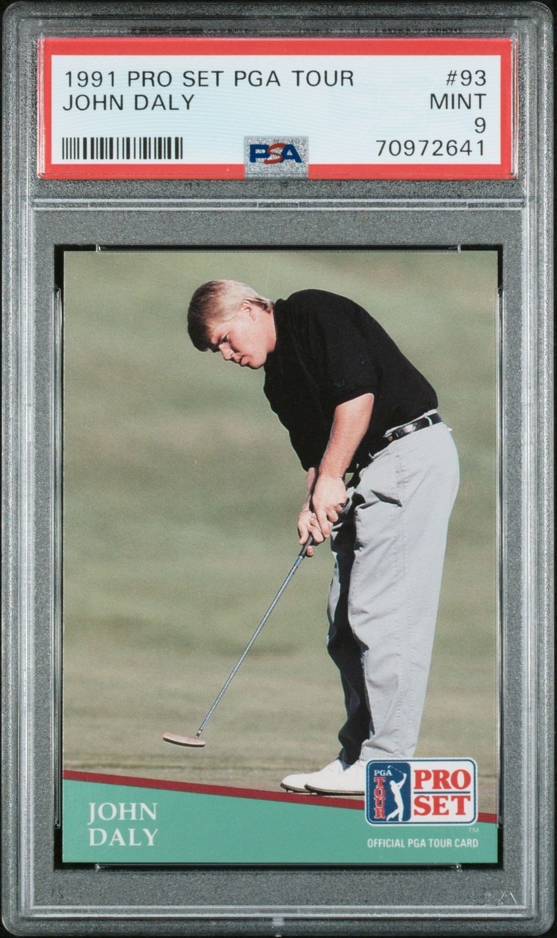 1991 Pro-Set PGA Tour John Daly #93 trading card