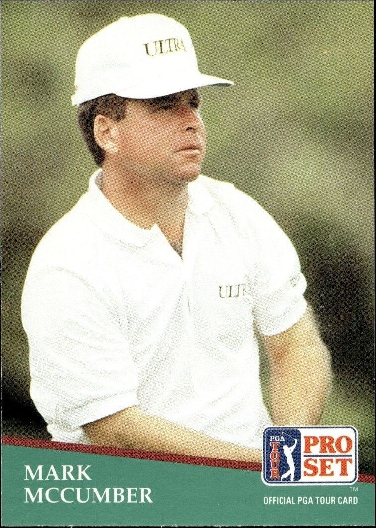 1991 Pro-Set PGA Tour Mark Mccumber #77 trading card