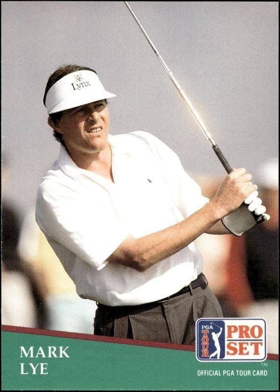 1991 Pro-Set PGA Tour Mark Lye #104 trading card