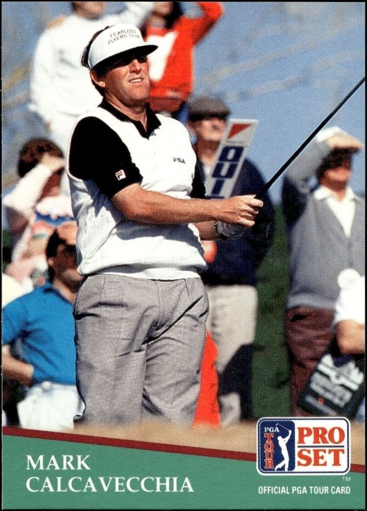 1991 Pro-Set PGA Tour Mark Calcavecchia #160 trading card