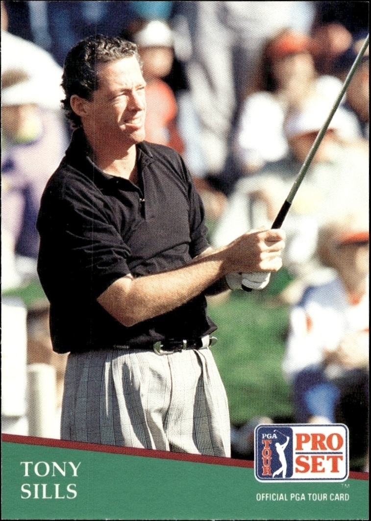 1991 Pro-Set PGA Tour Tony Sills #47 trading card