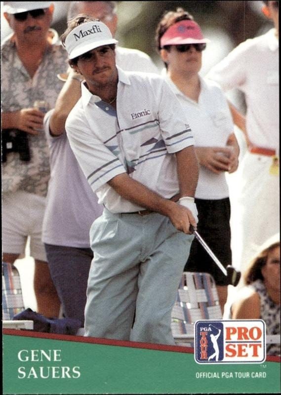 1991 Pro-Set PGA Tour Gene Sauers #13 trading card