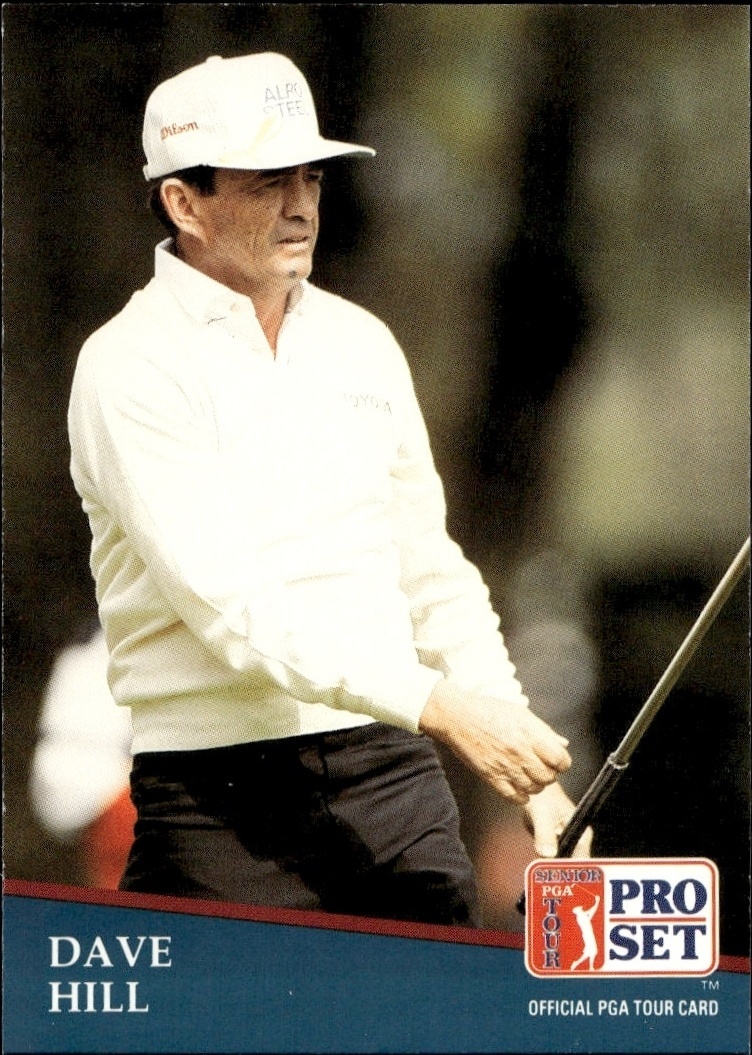 1991 Pro-Set PGA Tour Dave Hill #195 trading card