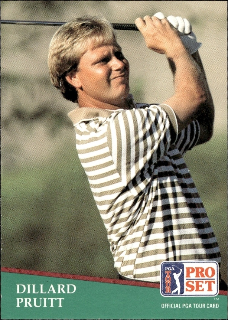 1991 Pro-Set PGA Tour Dillard Pruitt #108 trading card