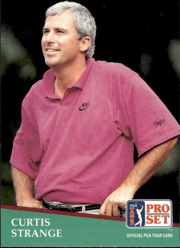 1991 Pro-Set PGA Tour Curtis Strange #75 trading card