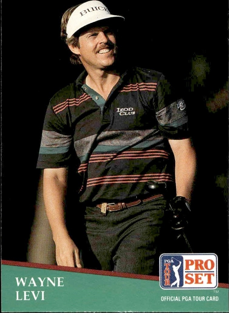 1991 Pro-Set PGA Tour Wayne Levi #58 trading card