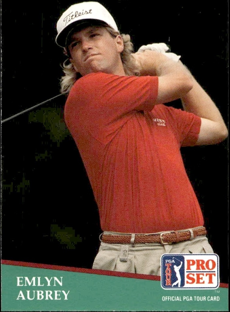1991 Pro-Set PGA Tour Emlyn Aubrey #122 trading card