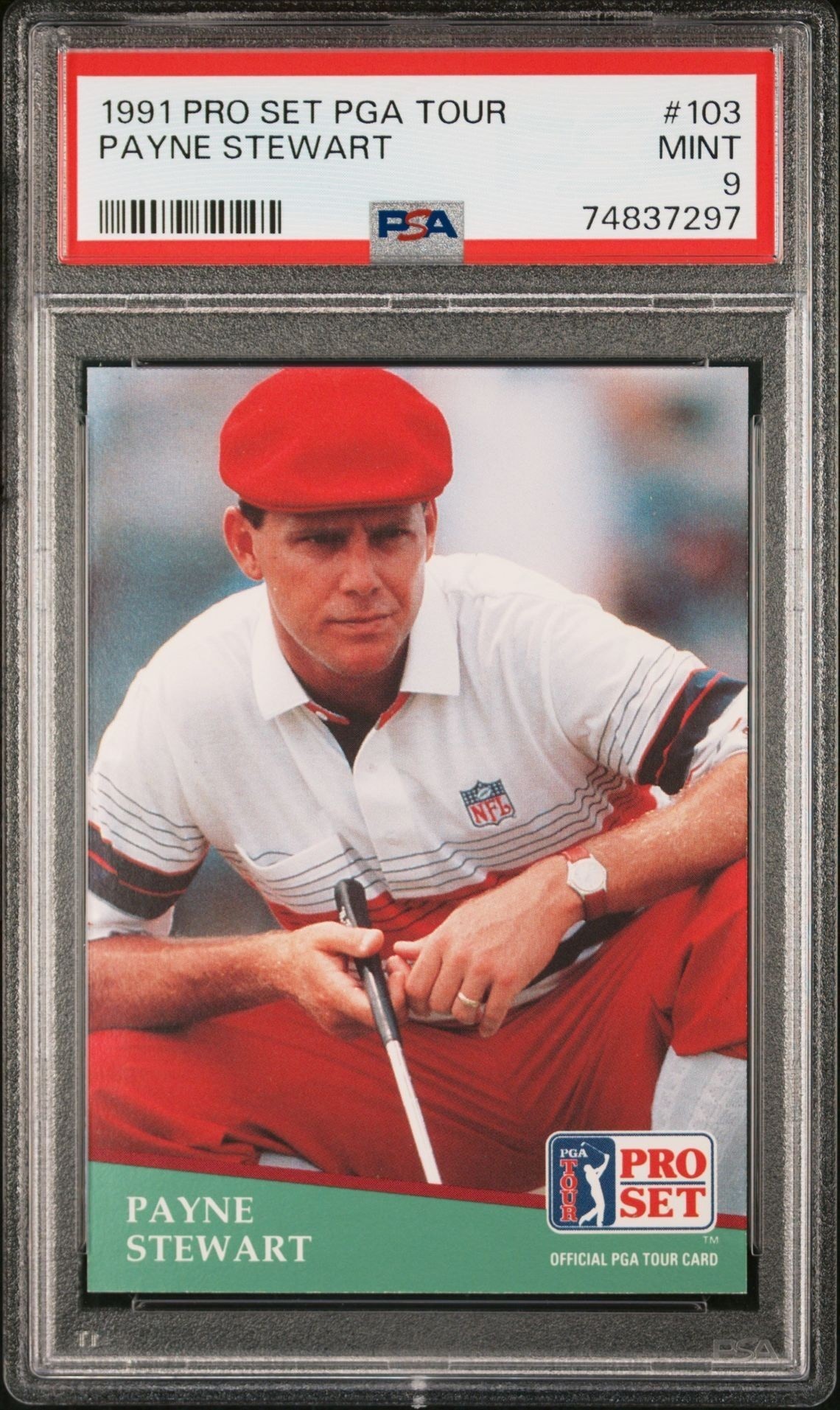 1991 Pro-Set PGA Tour Payne Stewart #103 trading card