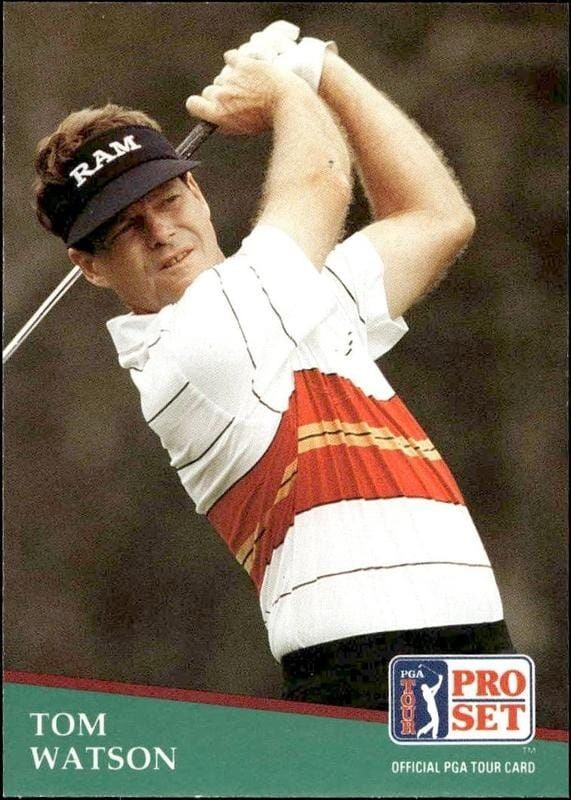 1991 Pro-Set PGA Tour Tom Watson #41 trading card