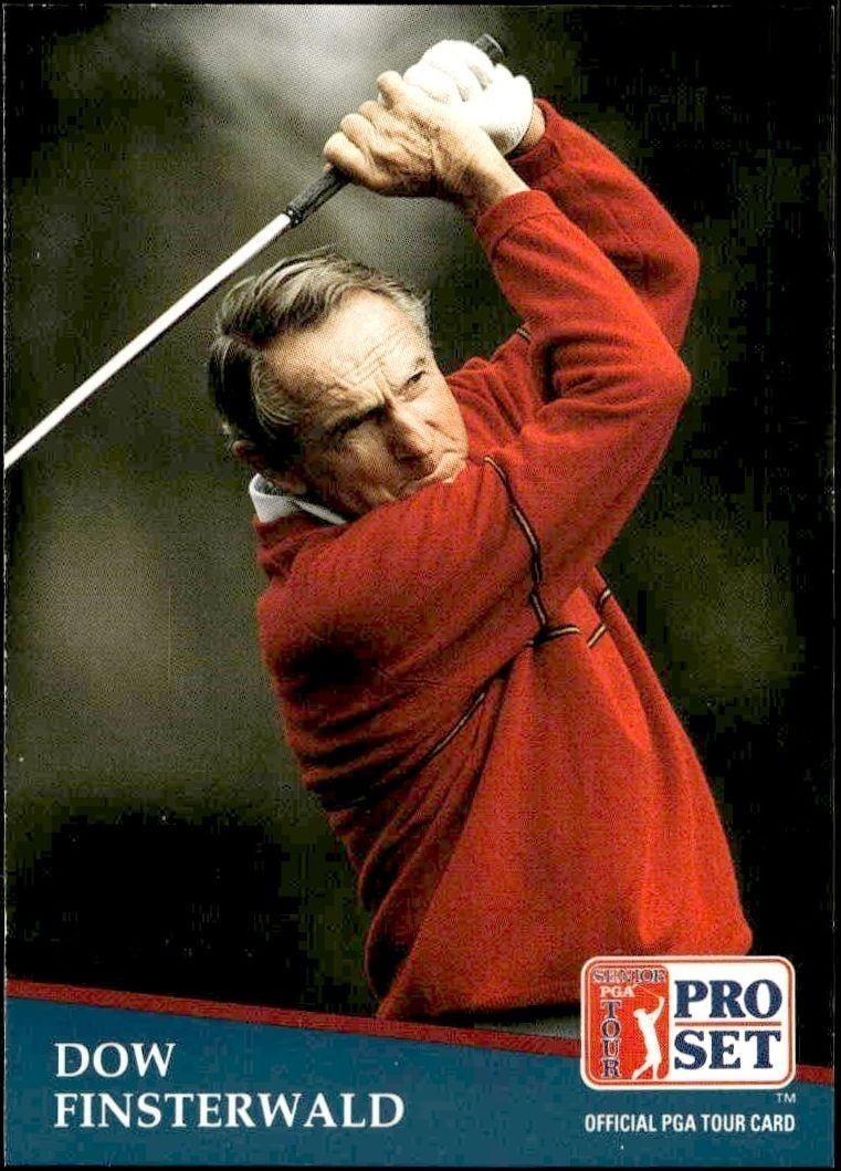 1991 Pro-Set PGA Tour Dow Finsterwald #265 trading card