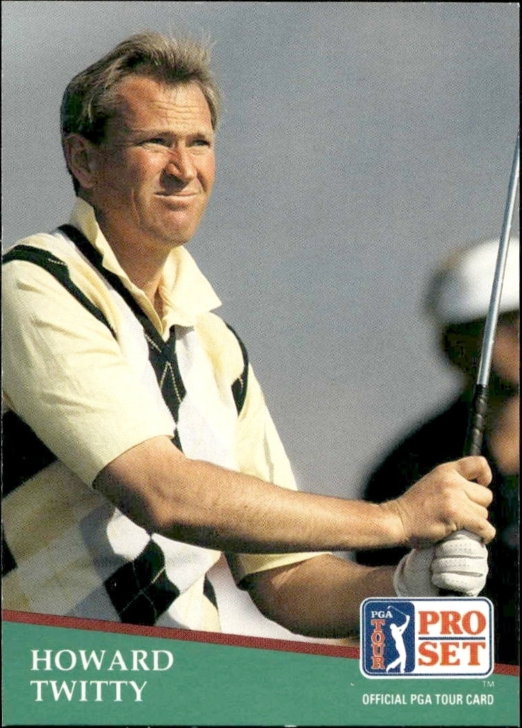 1991 Pro-Set PGA Tour Howard Twitty #182 trading card