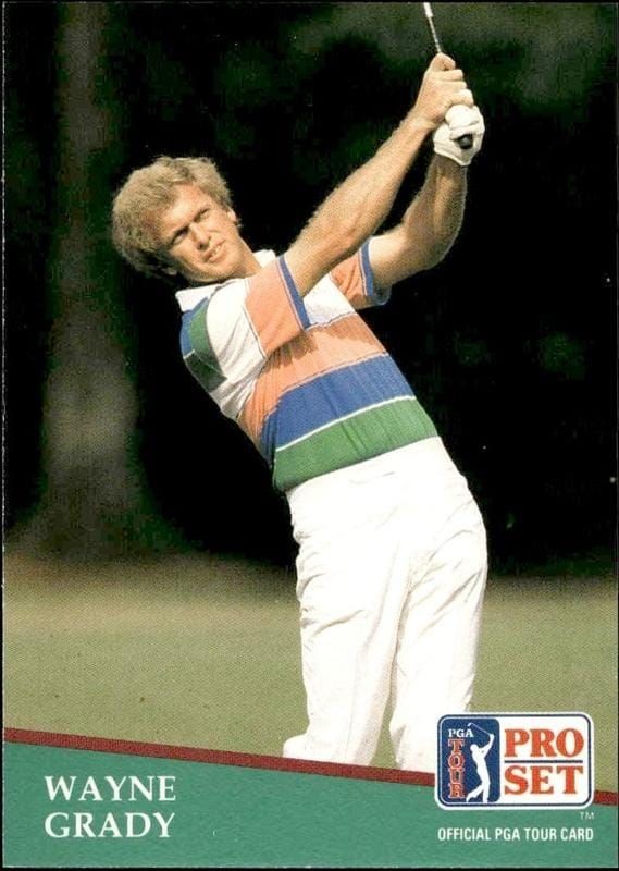 1991 Pro-Set PGA Tour Wayne Grady #38 trading card
