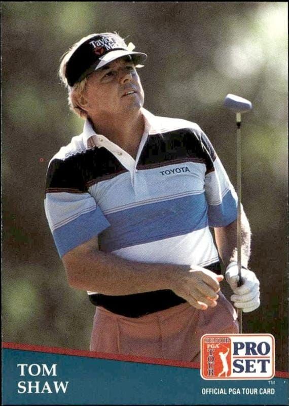 1991 Pro-Set PGA Tour Tom Shaw #222 trading card