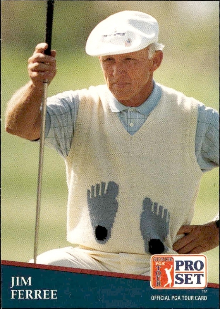 1991 Pro-Set PGA Tour Jim Ferree #203 trading card