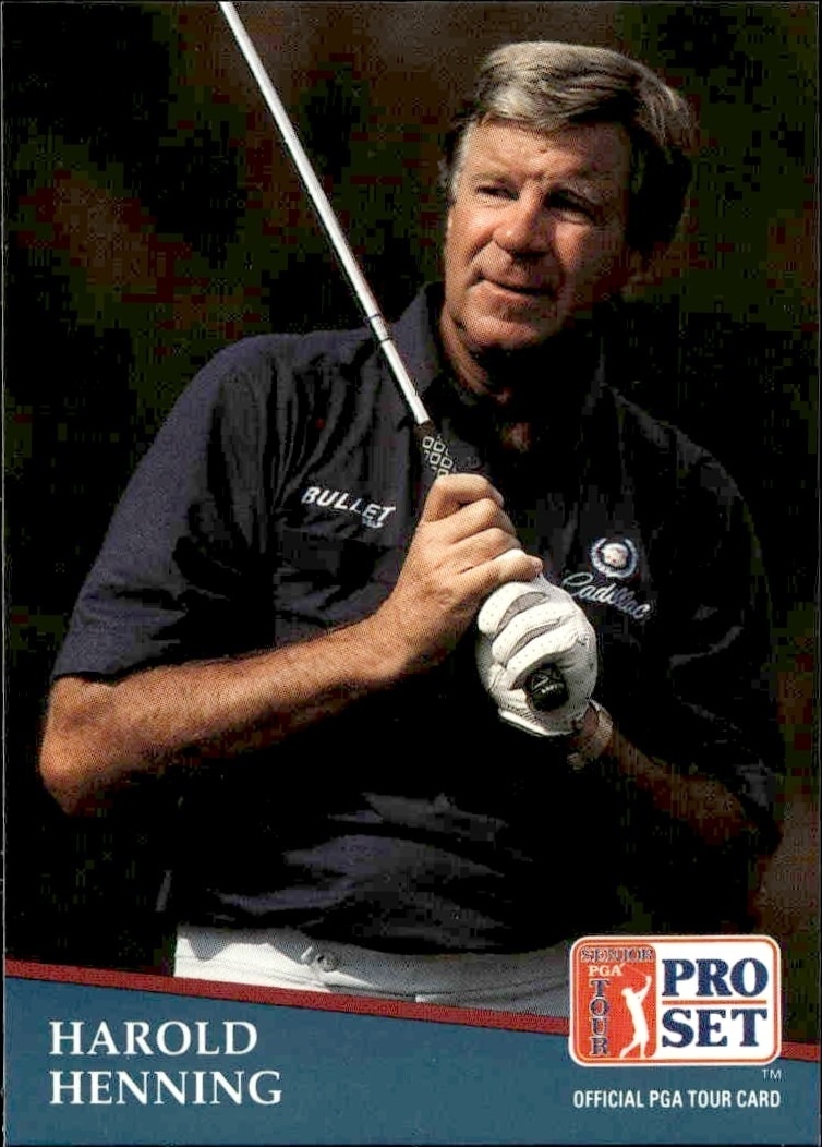 1991 Pro-Set PGA Tour Harold Henning #219 trading card